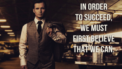 In order to succeed, We must first belived that we can